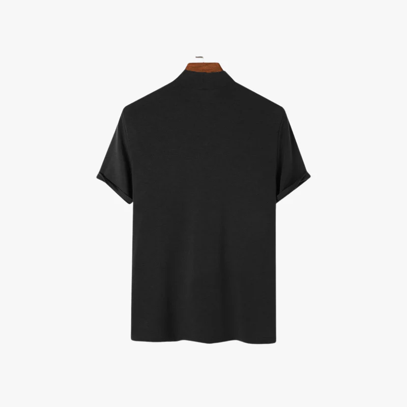 Melchor | Premium Men's High Neck T-Shirt - Image 2