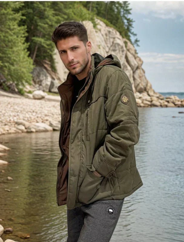 Melquíades | Warm winter jacket with removable hood - Image 2