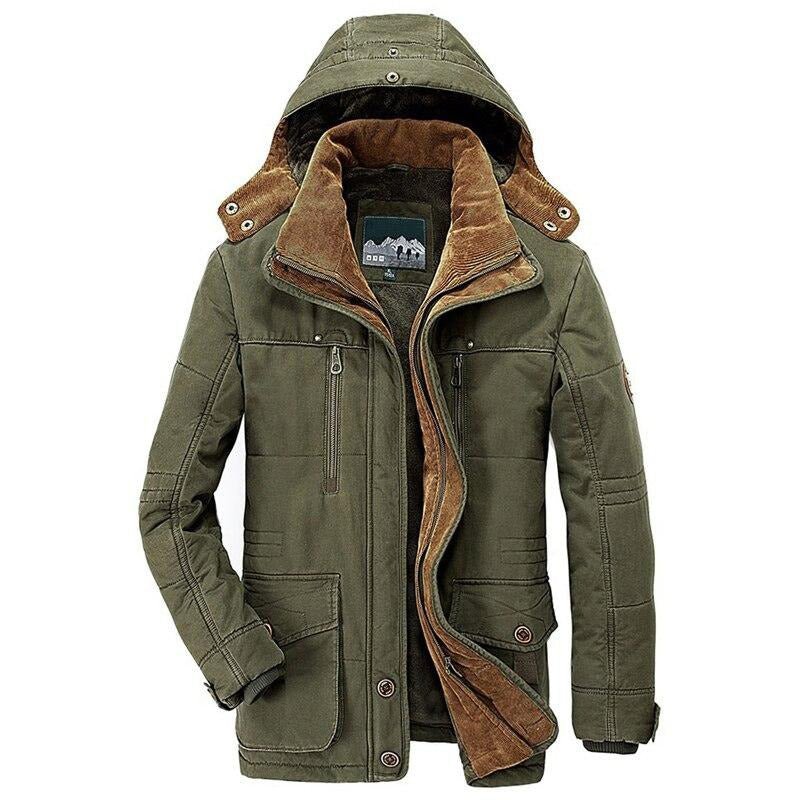 Melquíades | Warm winter jacket with removable hood - Image 3