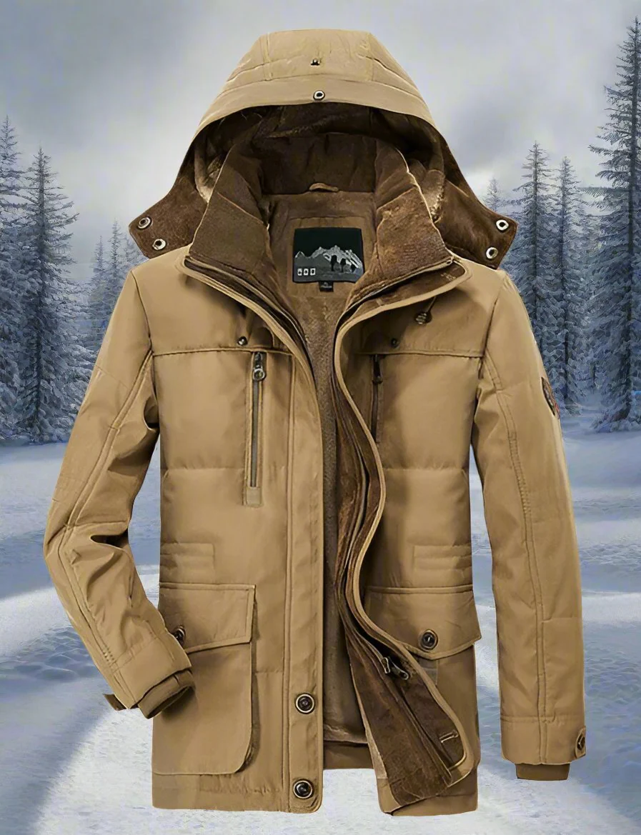 Melquíades | Warm winter jacket with removable hood - Image 6
