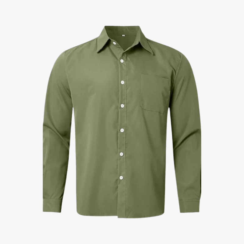 Merlín | Long Sleeve Cotton Shirt for Men