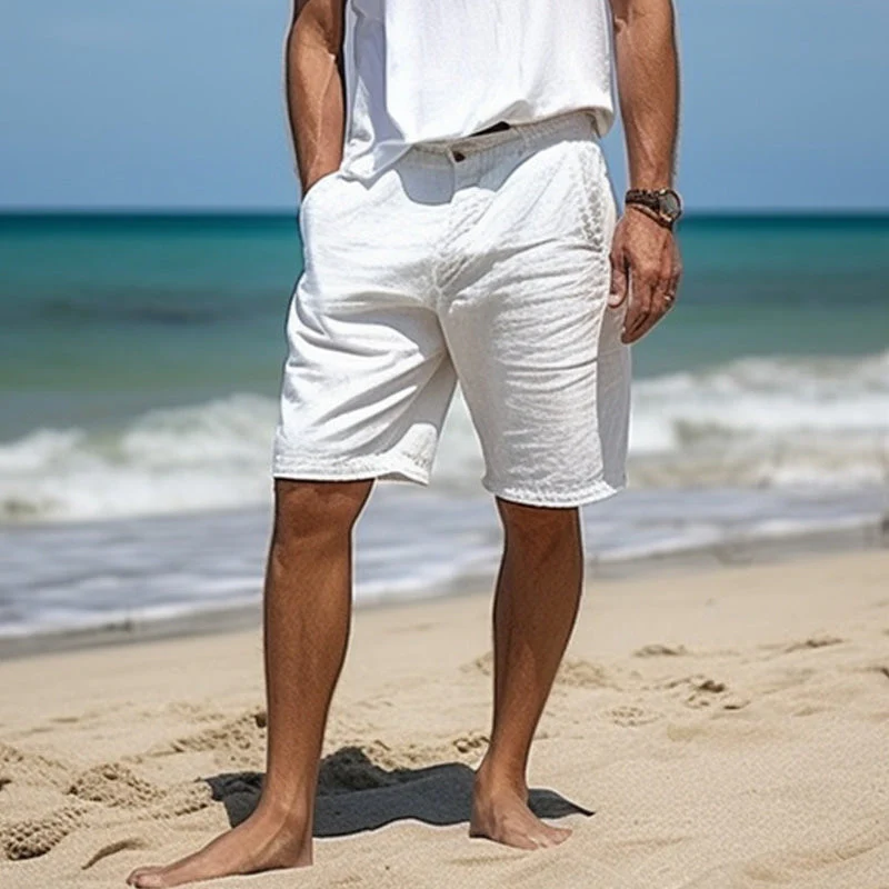 Montana | Elegant Linen Shorts - Image 2