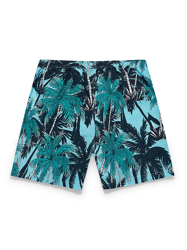 Muhammad® | Tropical Print Button Up Shirt & Tropical Print Swim Shorts - Image 5