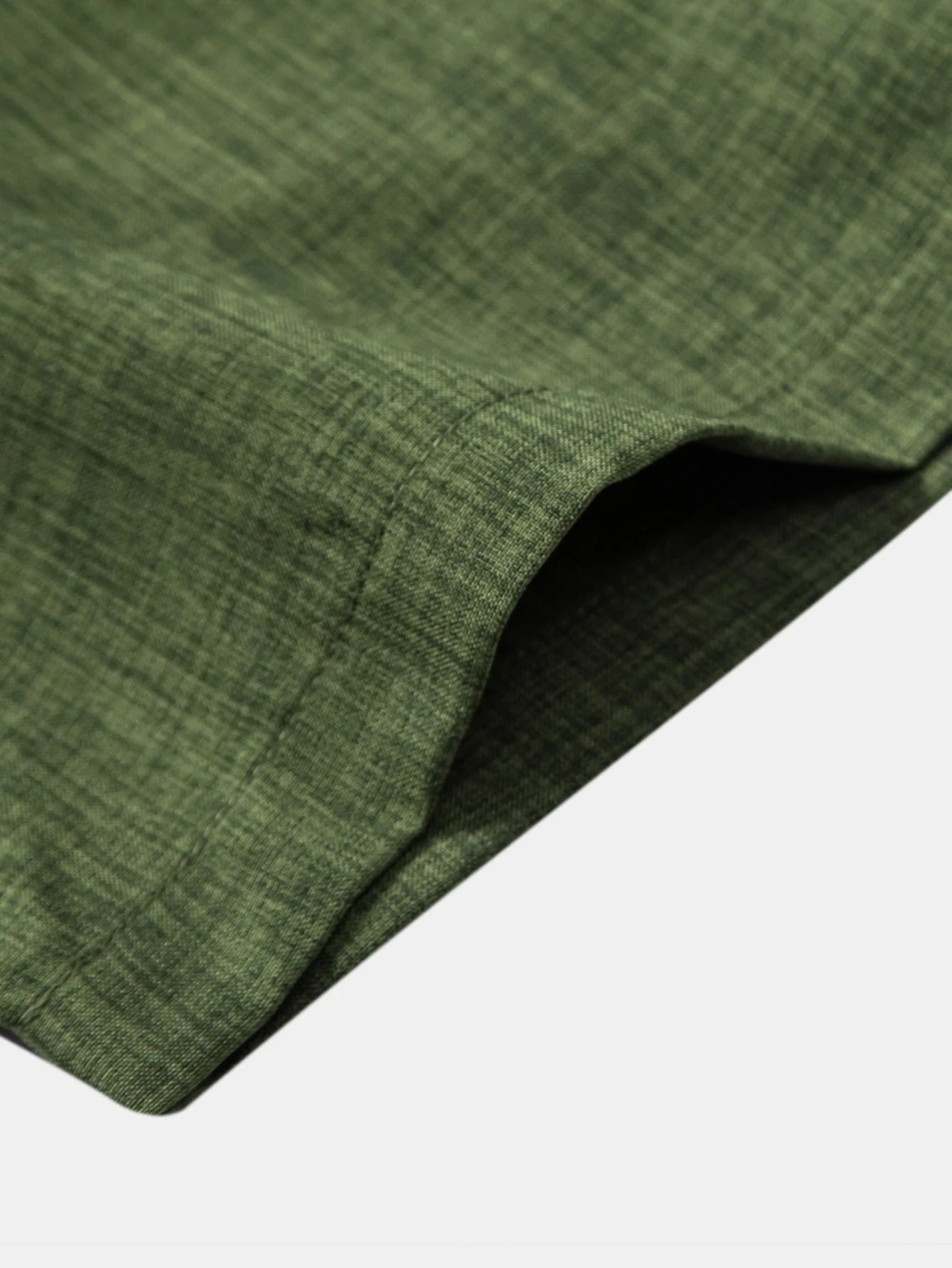 Narciso® | Short Sleeve Stand Collar Shirt & Linen Drawstring Shorts - Image 21