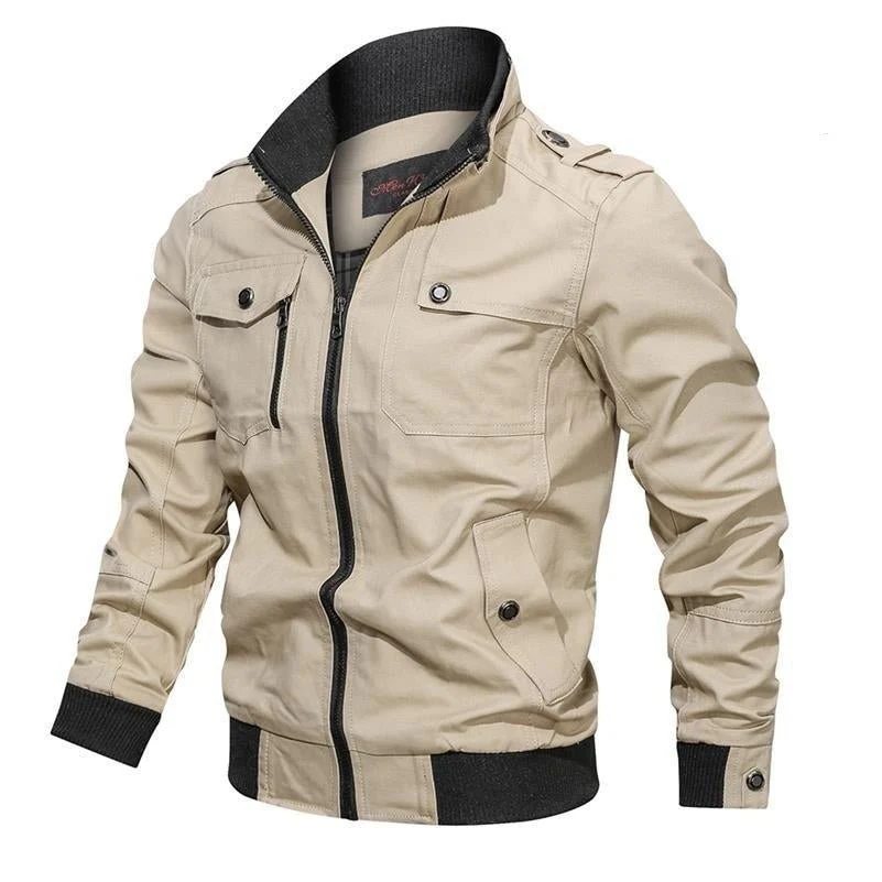 Naser | Timeless transitional jacket with zipper