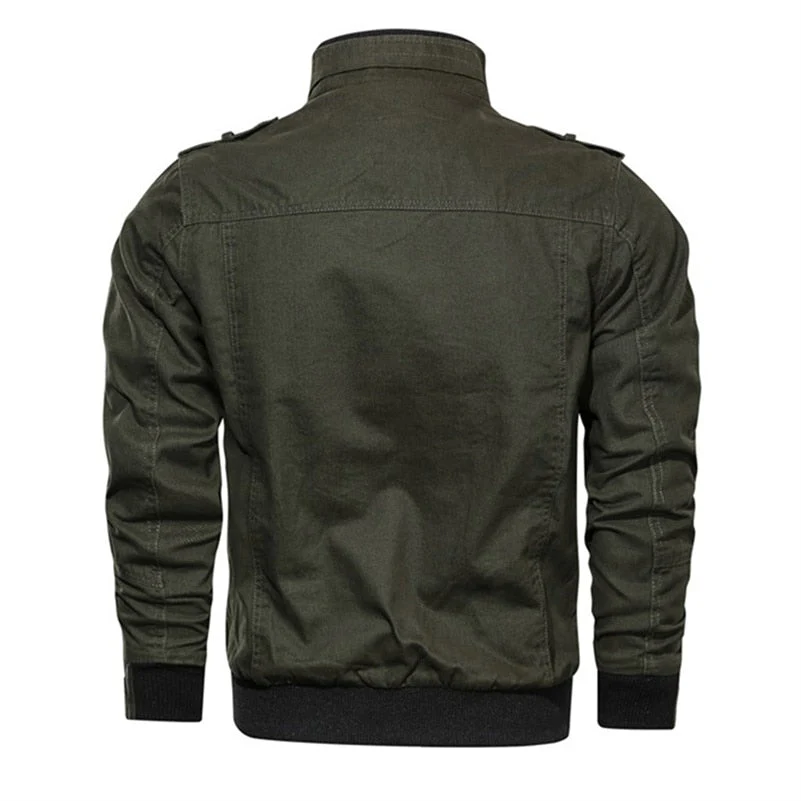 Naser | Timeless transitional jacket with zipper - Image 5