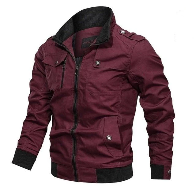 Naser | Timeless transitional jacket with zipper - Image 6