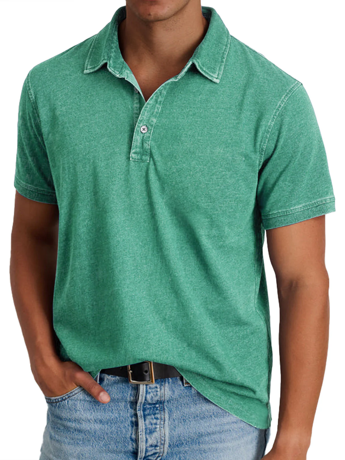 Nate® | Elegant Polo With Classic Collar - Image 3