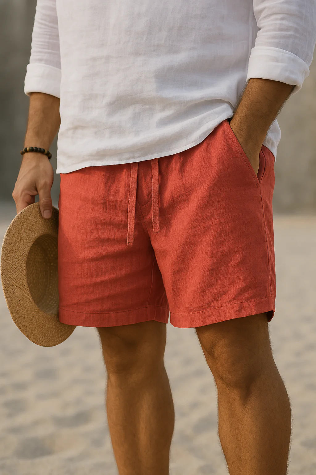 Nathan® | Cotton-Linen Trousers - Image 8