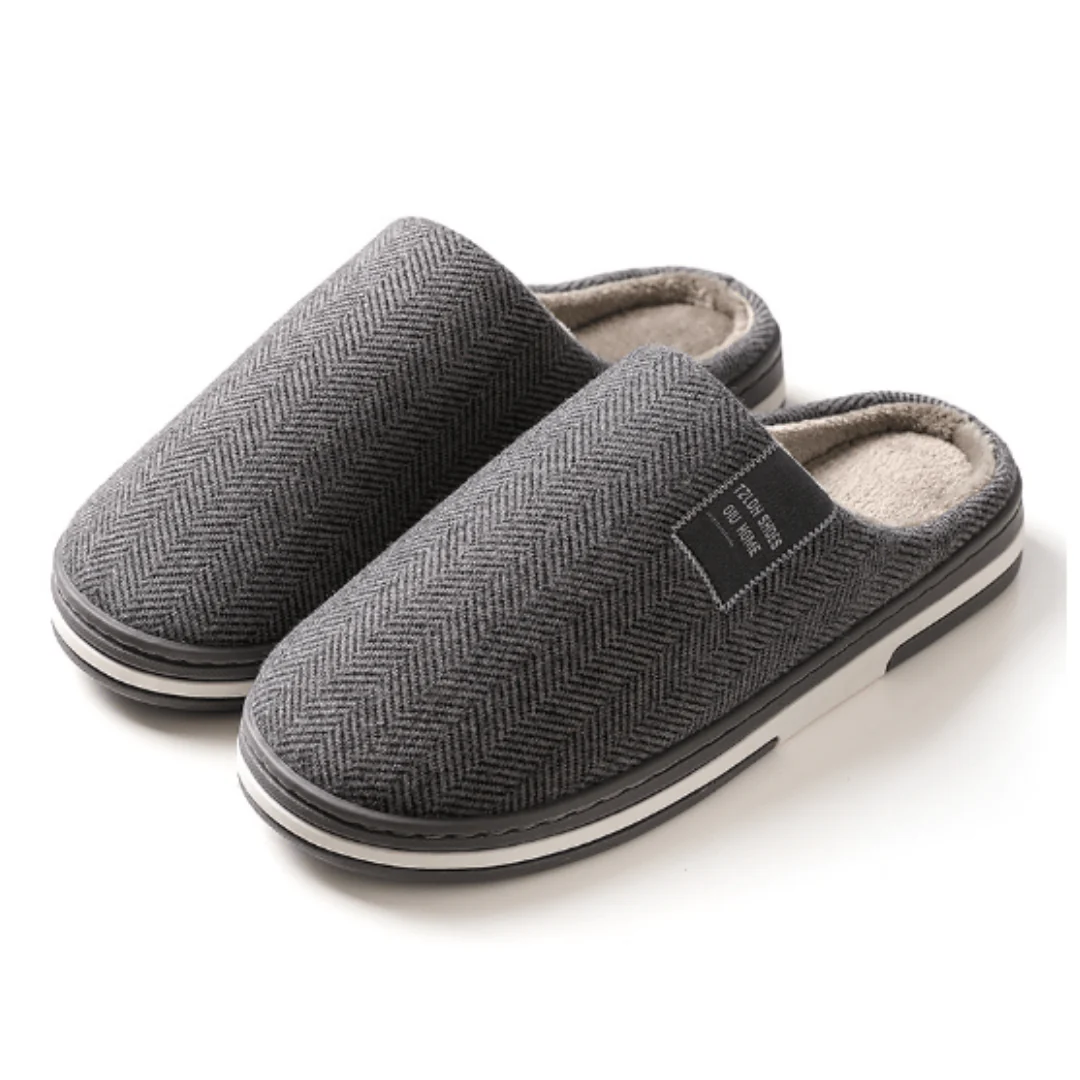 Neftalí® | Unisex Slippers With Herringbone Design - Image 2