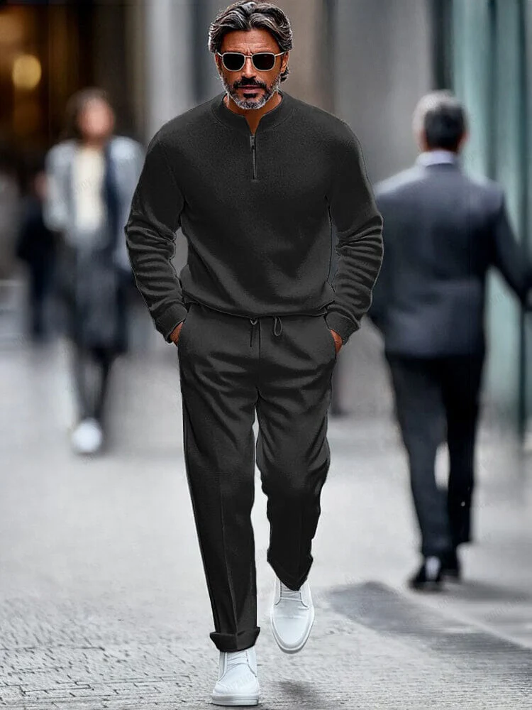 Niall® | Quarter Zip Tracksuit Set - Image 5
