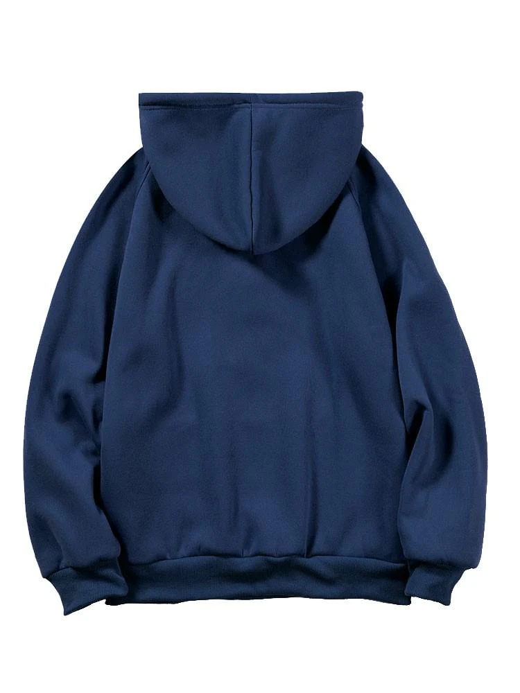Niall | Mountain Slogan Print Hoodie - Image 3