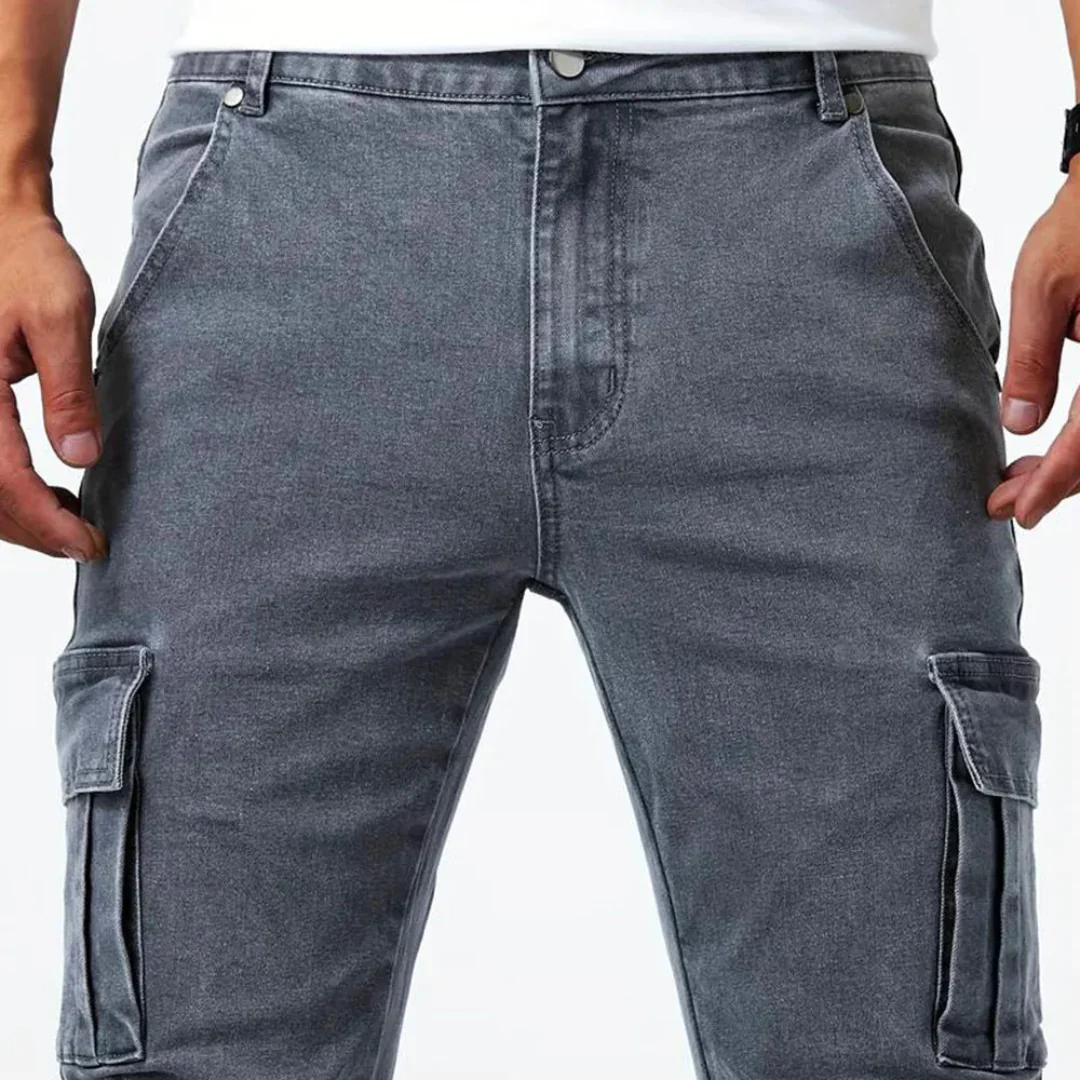 Nicanor | Flex Denim Cargo Skinny Jeans - Image 4