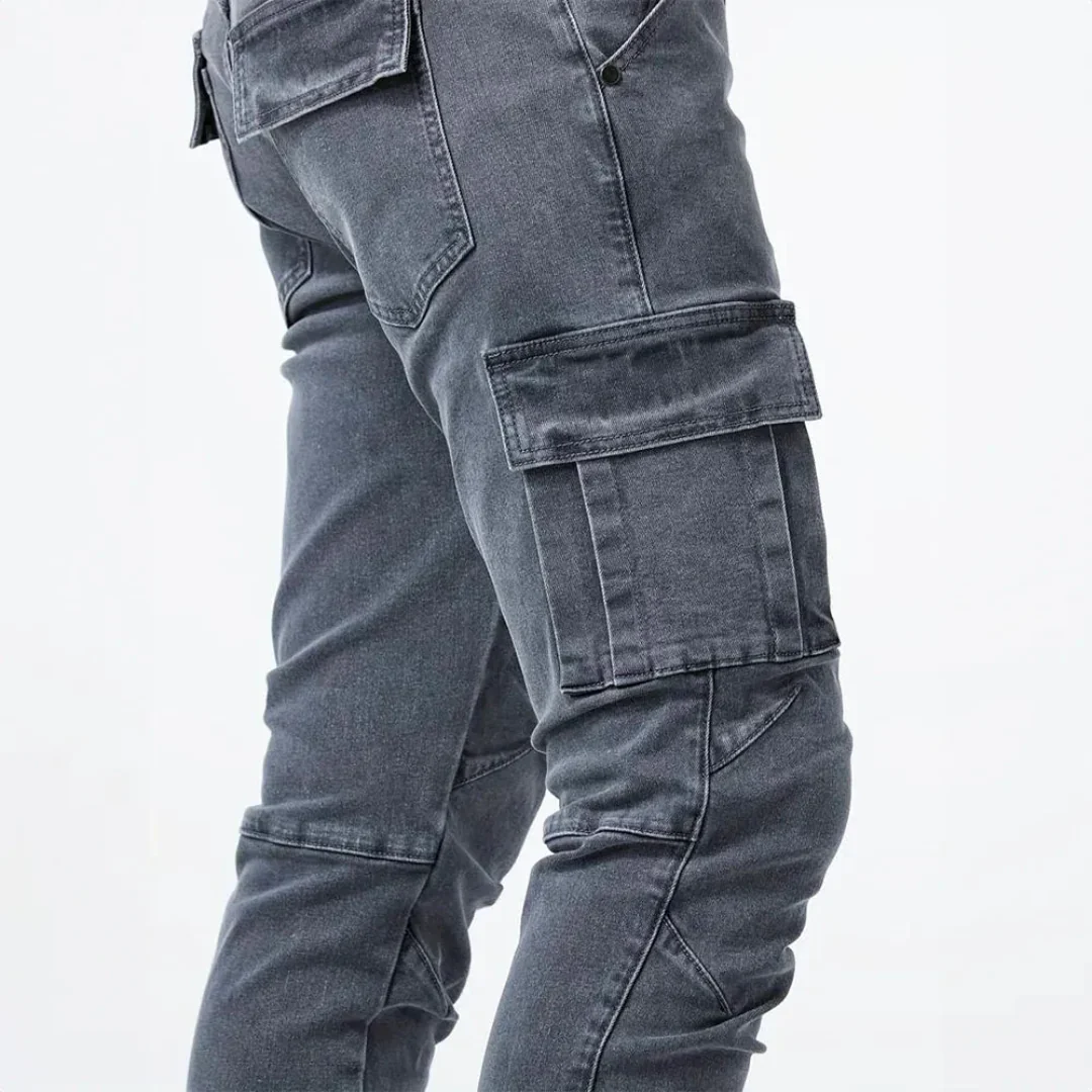 Nicanor | Flex Denim Cargo Skinny Jeans - Image 5