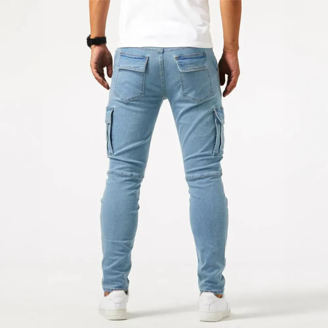 Nicanor | Flex Denim Cargo Skinny Jeans - Image 7