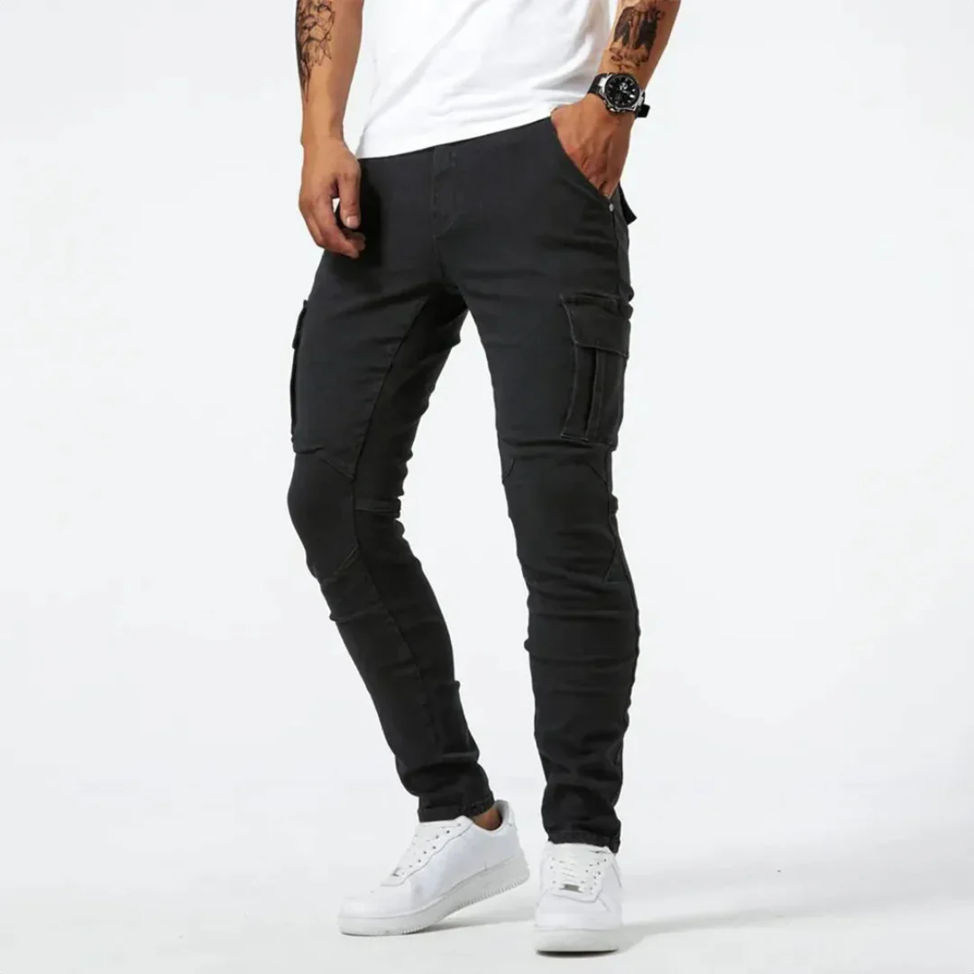 Nicanor | Flex Denim Cargo Skinny Jeans - Image 8