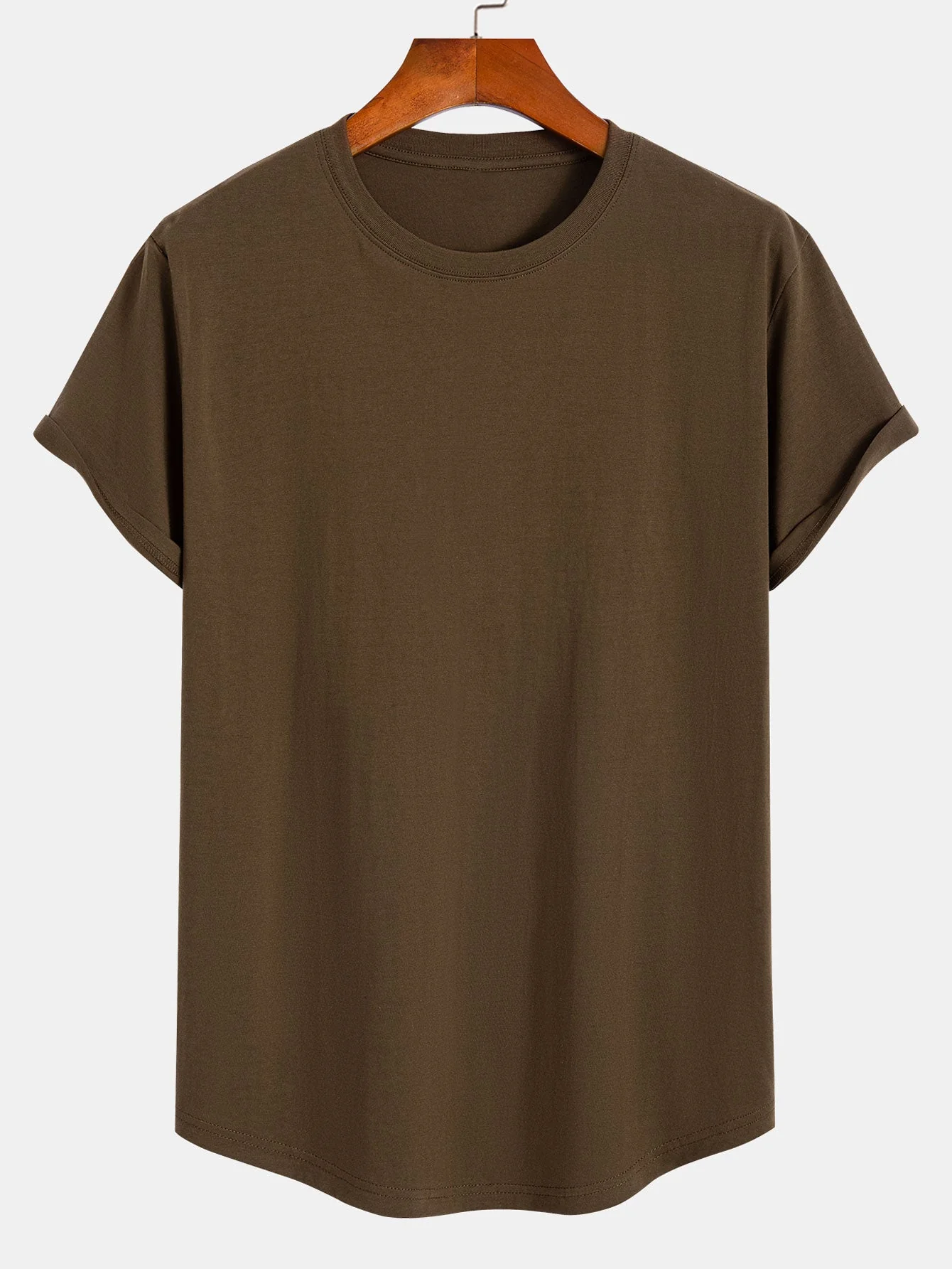 Nicholas® | 3 Pieces Basic Cotton Arc Hem T-Shirts - Image 15