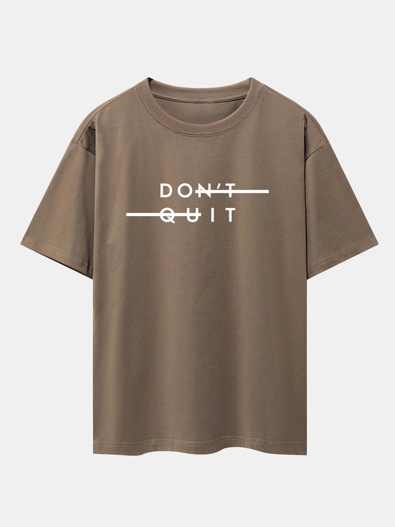 Nicolás® | Don'T Quit Print Drop Shoulder Oversize T-Shirt - Image 5