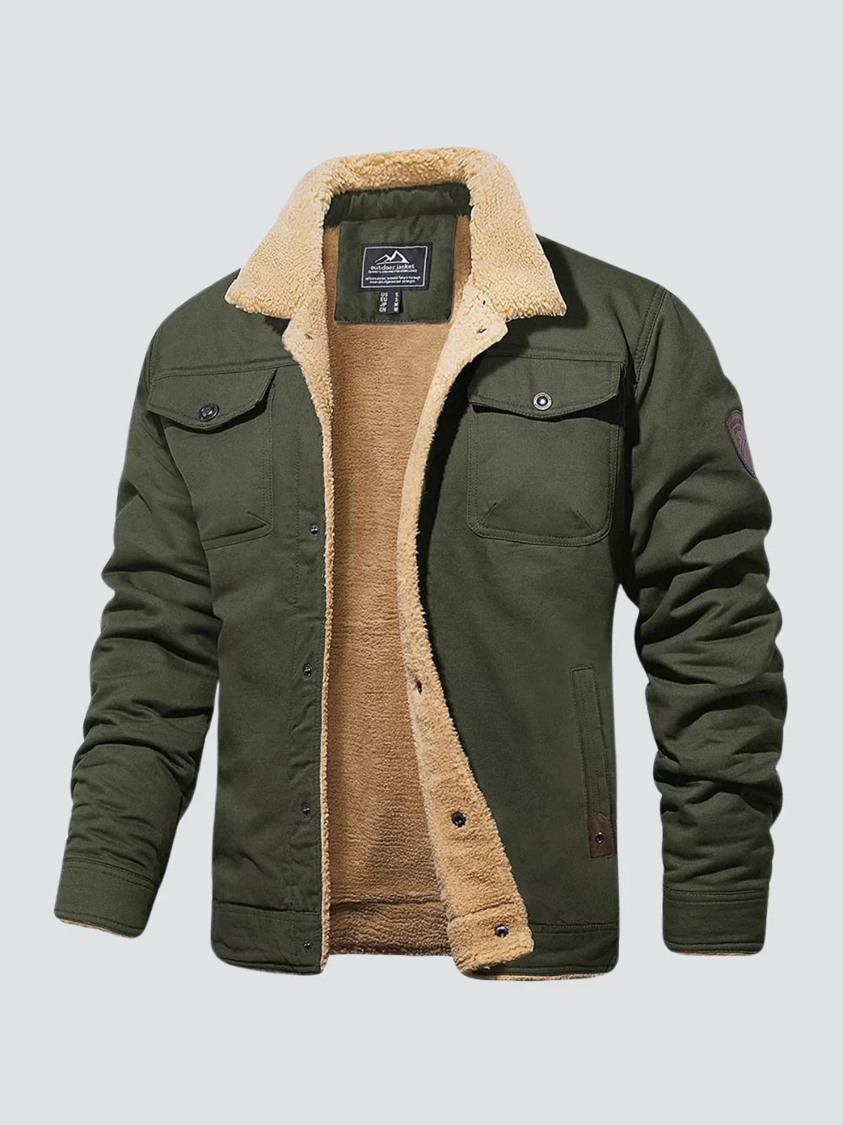 Nicolas | Warm and Elegant Bomber Jacket for Fall - Image 5