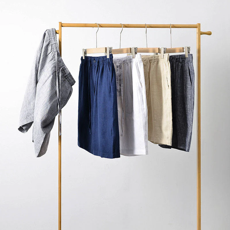 Nolan | Lorenzo Linen Shorts - Image 8