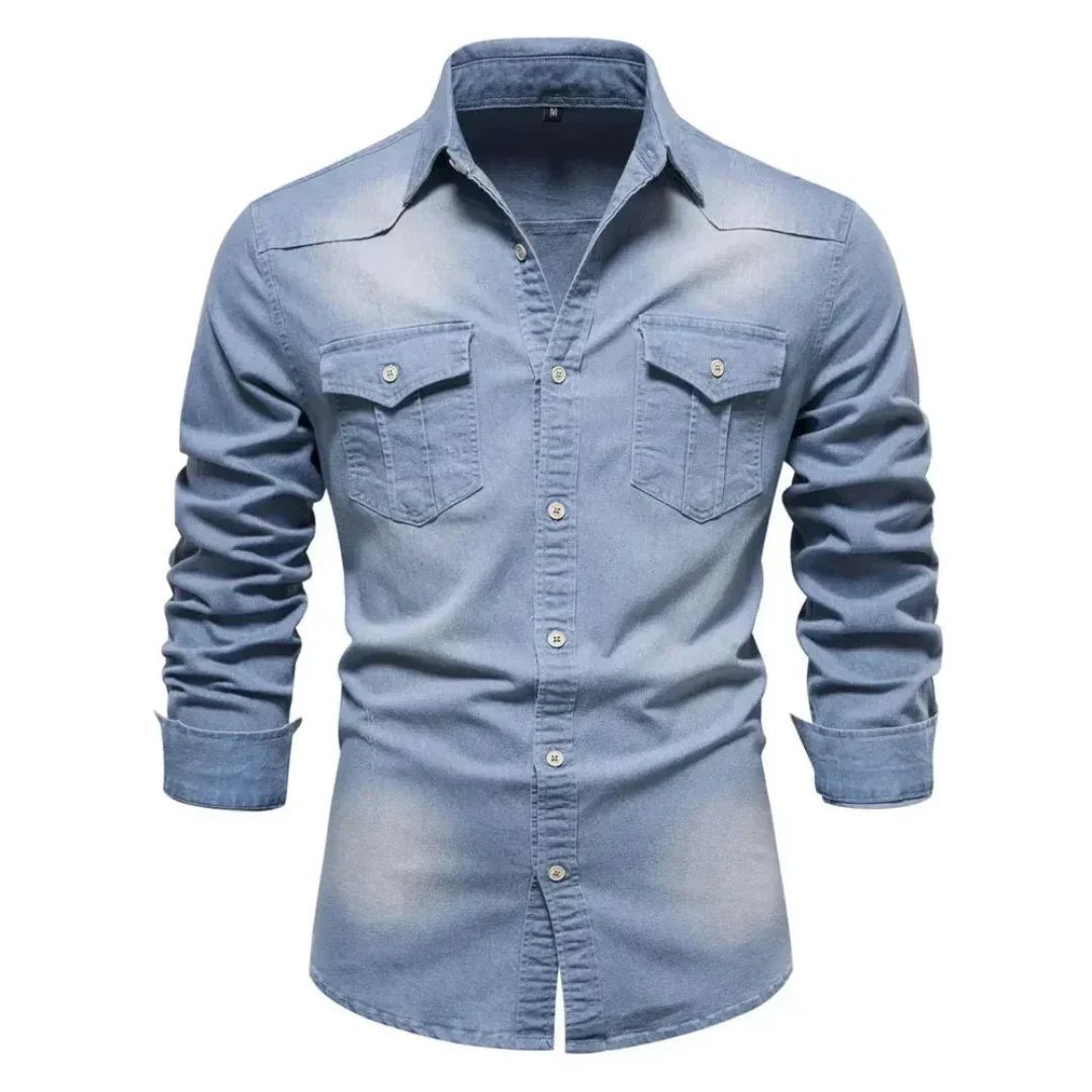 Norberto | Apollo Long Sleeve Denim Shirt - Image 8