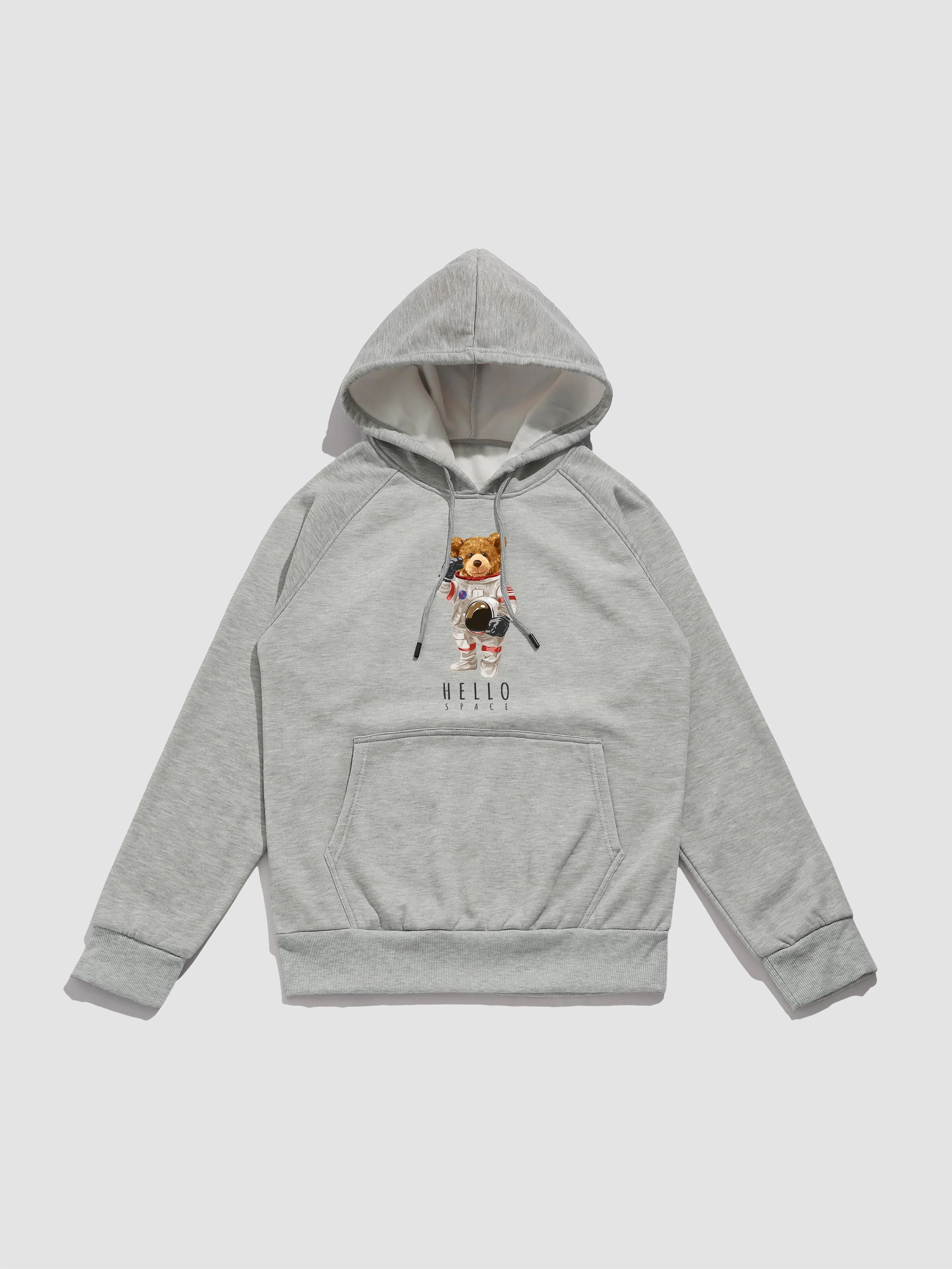 Oberon | Astronaut Bear Print Hoodie