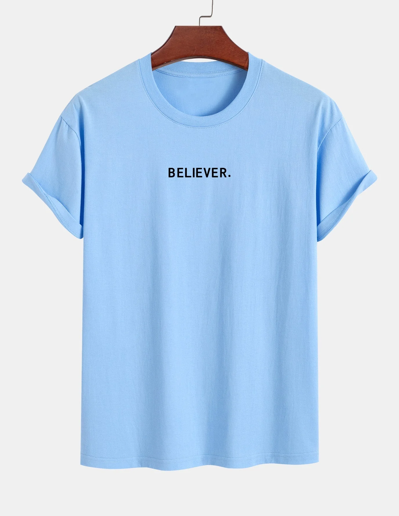 Octavio® | Believer Print Cotton T-Shirt - Image 16