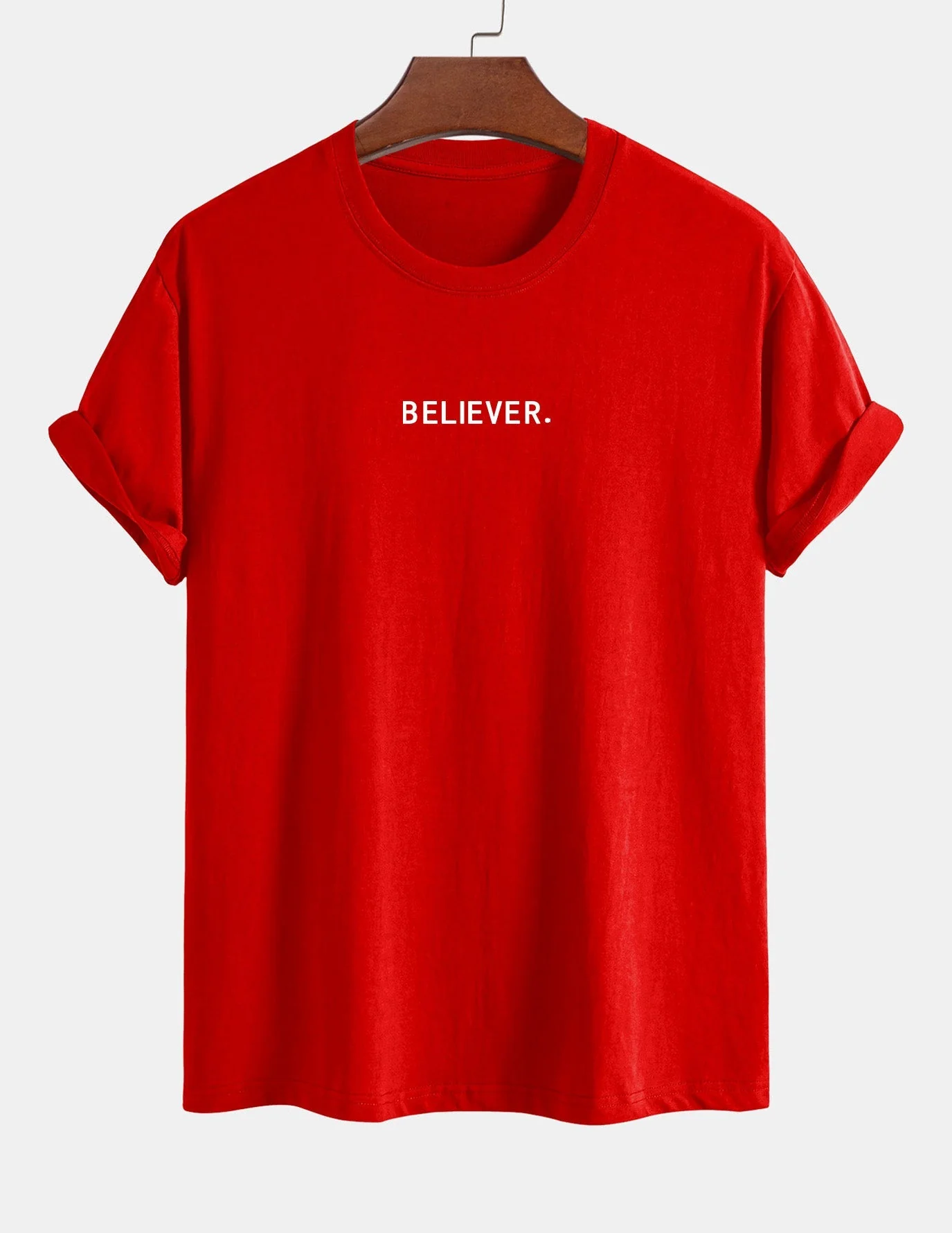 Octavio® | Believer Print Cotton T-Shirt - Image 17