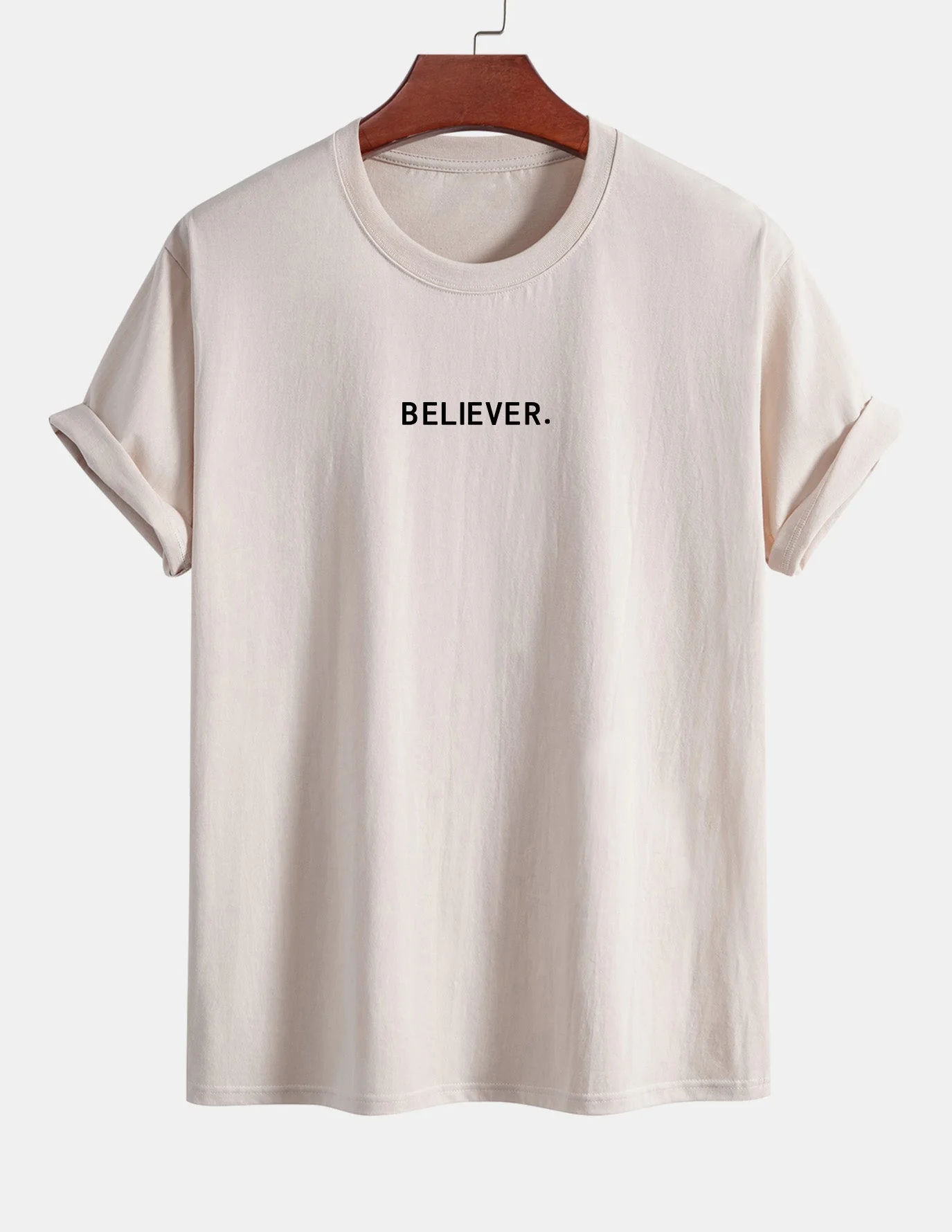 Octavio® | Believer Print Cotton T-Shirt - Image 3