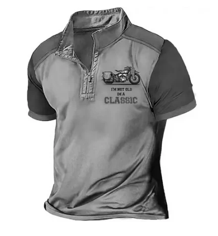 Oliver® | Vintage Motorcycle Style Polo - Image 4