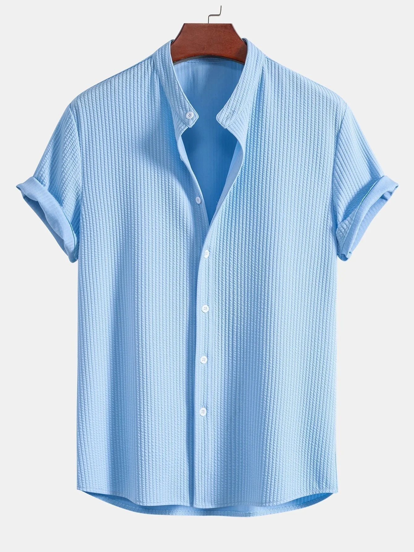 Omar® | Men'S Shirt With Stand-Up Collar - Image 5