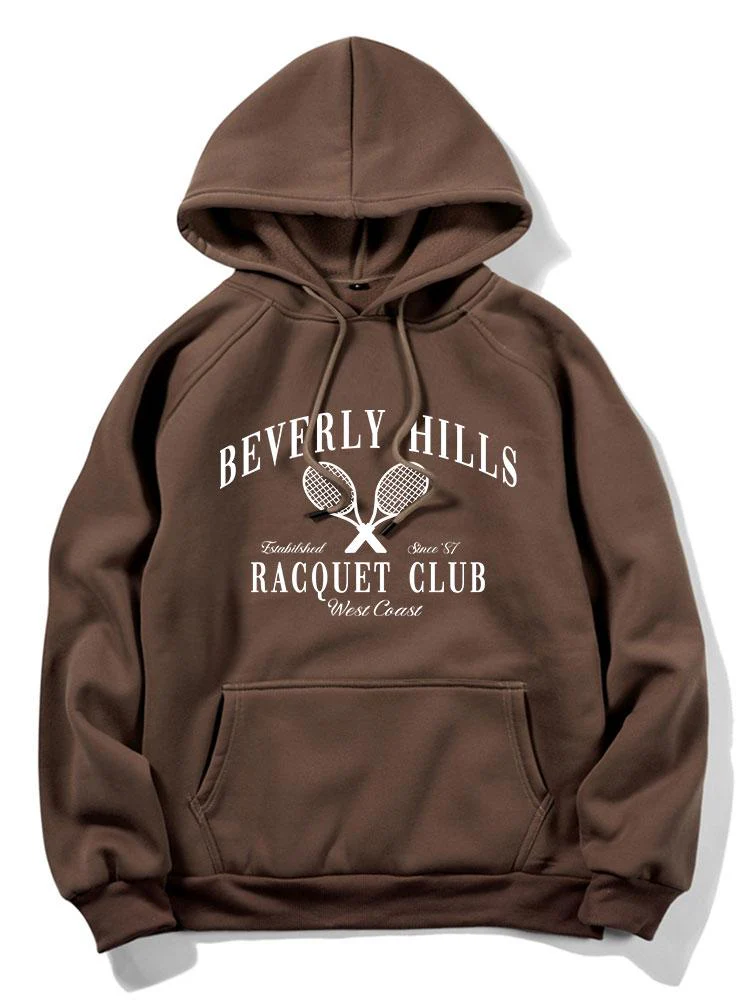 Omar | Billiver Hills Tennis Print Hoodie - Image 6