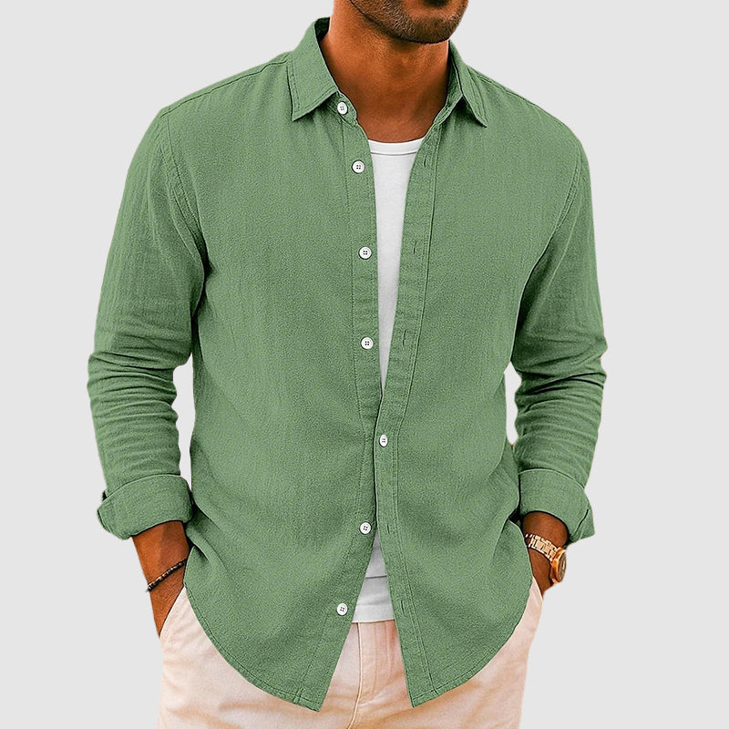 Oreste | Veneto Linen Shirt - Image 4
