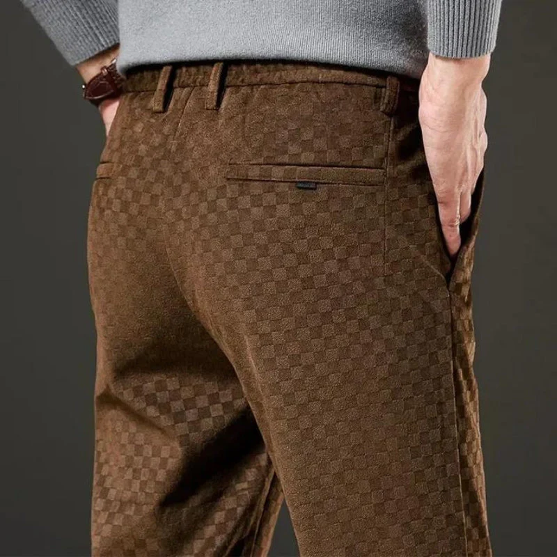 Orestes® | Corduroy Check Trousers - Image 3