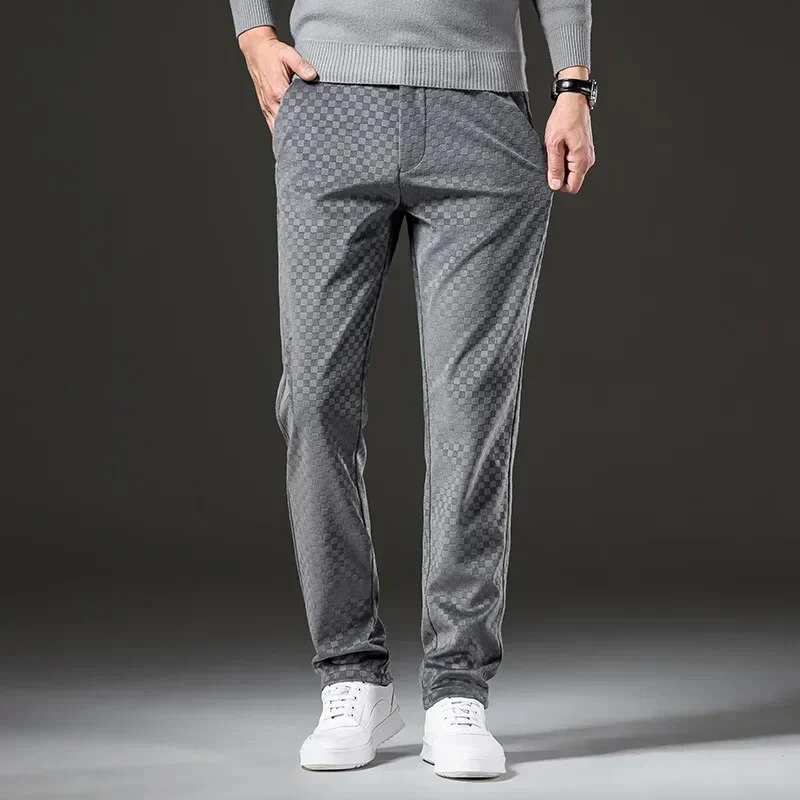 Orestes® | Corduroy Check Trousers - Image 4