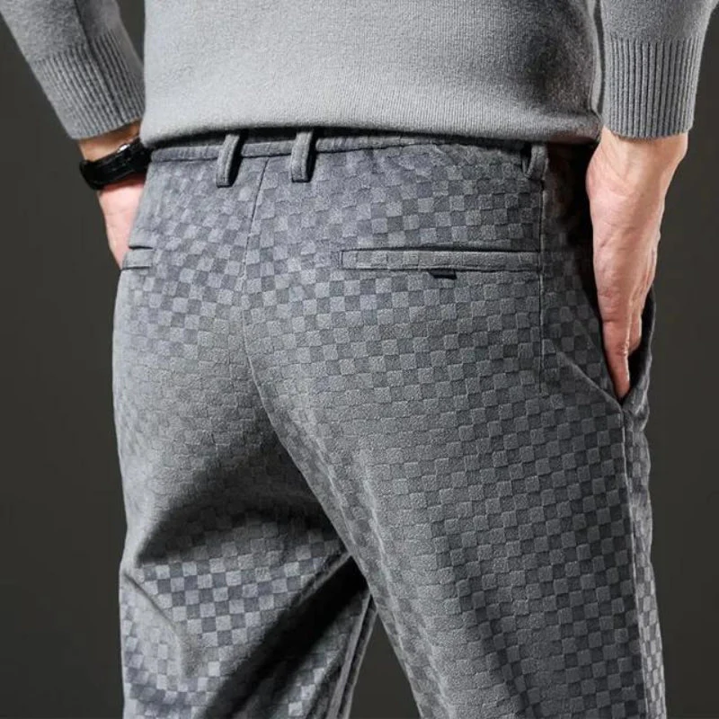 Orestes® | Corduroy Check Trousers - Image 5