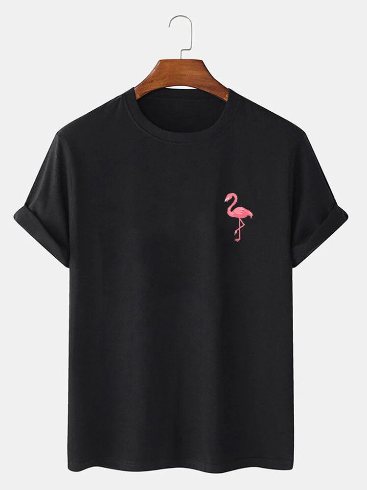 Orion® | Flamingo Print T-Shirt & Swim Shorts - Image 3