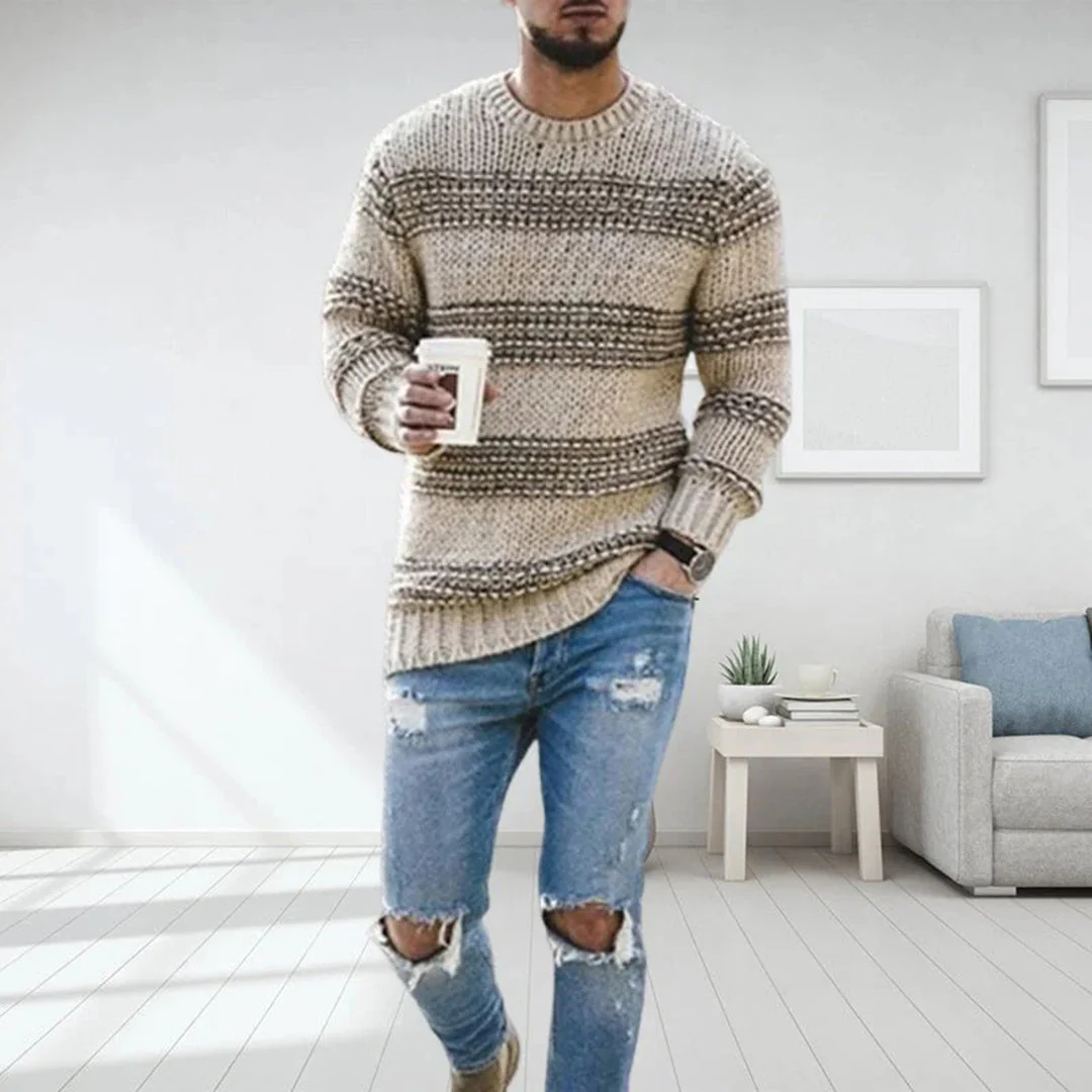 Oscar® | Chunky Knit Norwegian Sweater For Men