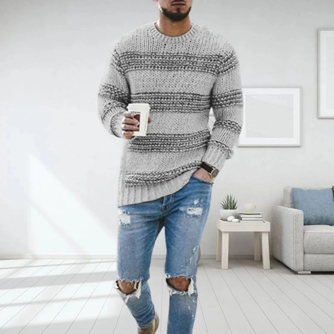 Oscar® | Chunky Knit Norwegian Sweater For Men - Image 2