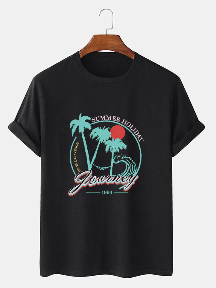 Otto® | Holiday Palm Trees Print T-Shirt