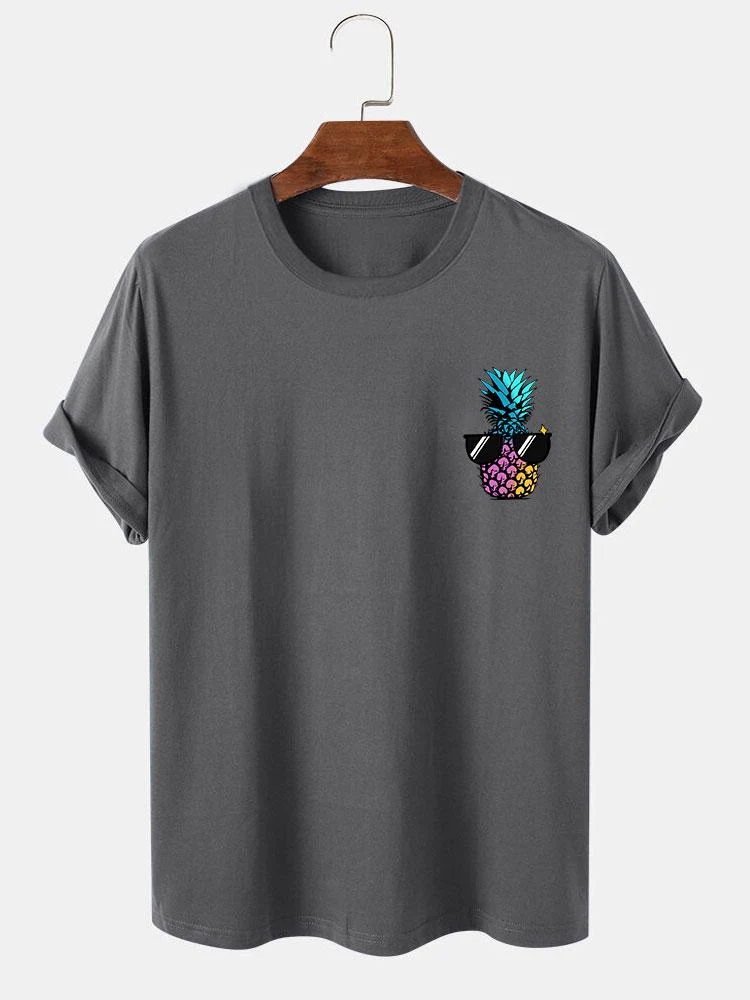 Pablo® | Pineapple With Sunglasses Print T-Shirt - Image 12