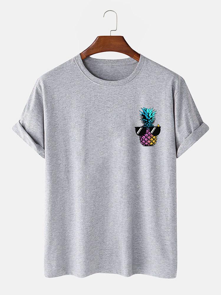 Pablo® | Pineapple With Sunglasses Print T-Shirt - Image 6