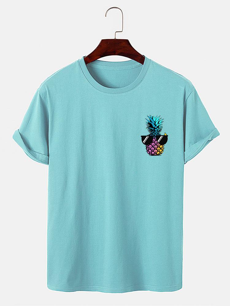 Pablo® | Pineapple With Sunglasses Print T-Shirt - Image 8