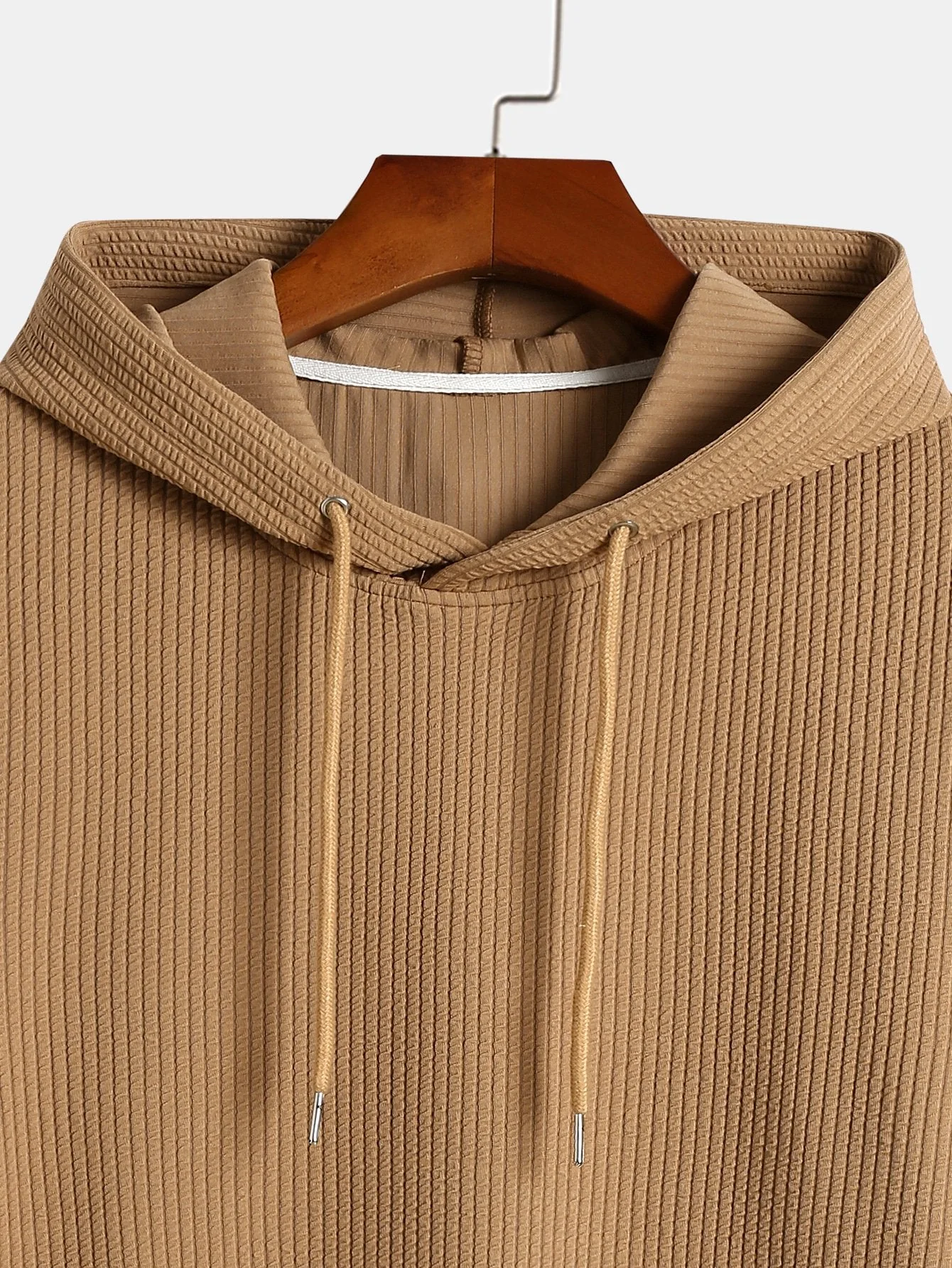 Paco | Basic Ribbed Hoodie - Image 4