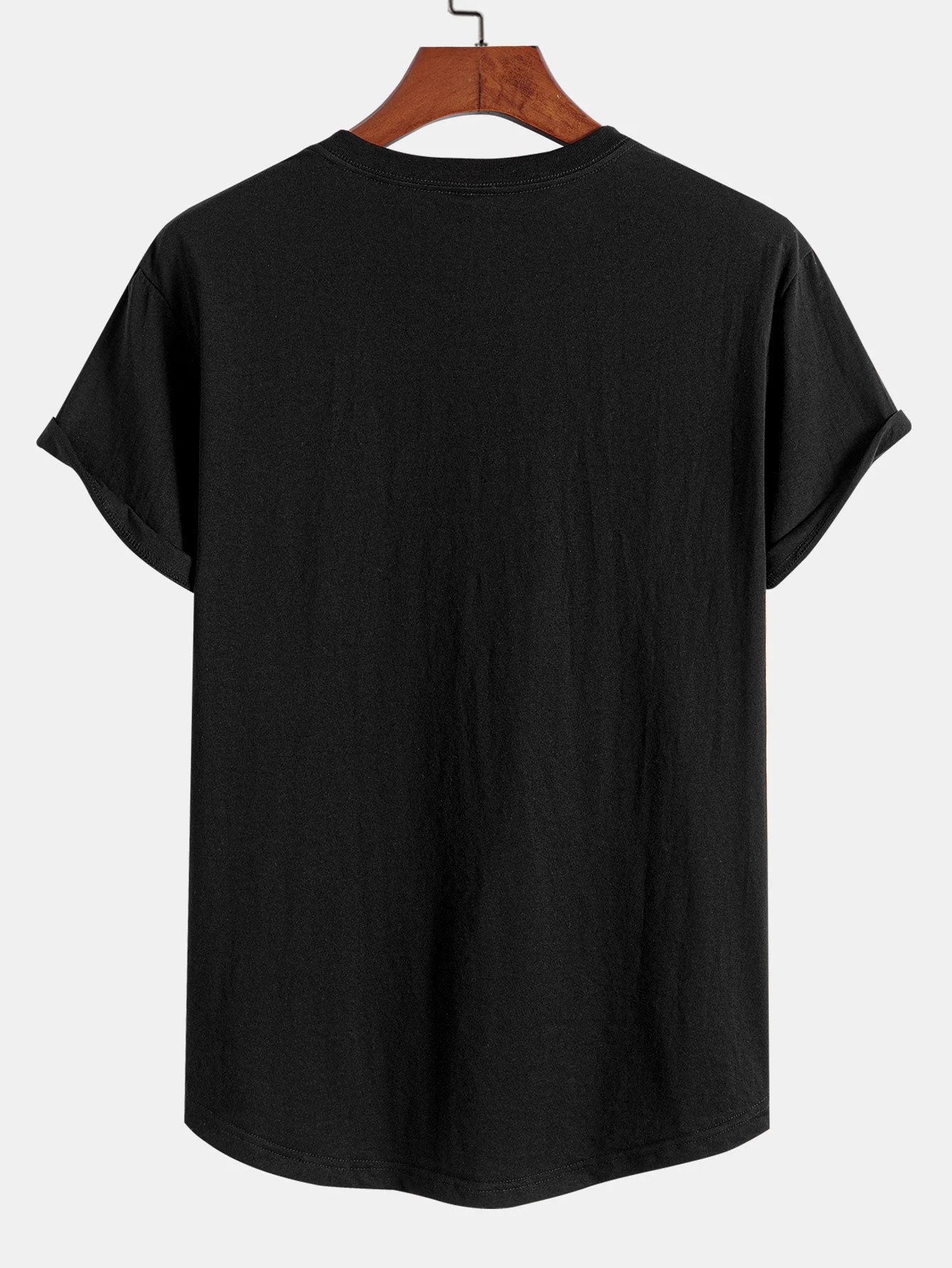 Pascual® | Brilliant Print Cotton Arc Hem T-Shirt - Image 2