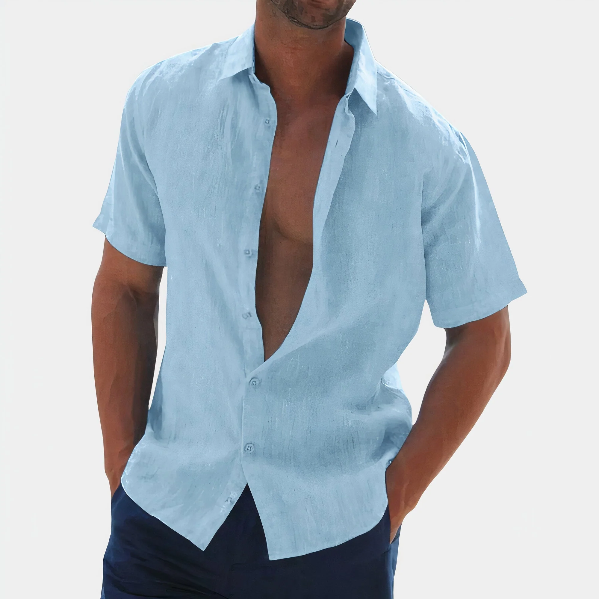 Pat® | Casual Linen Shirt - Image 4
