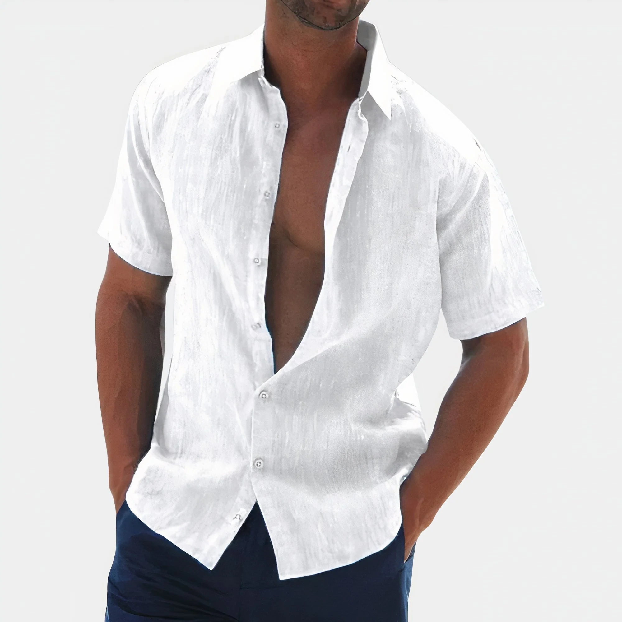Pat® | Casual Linen Shirt - Image 5