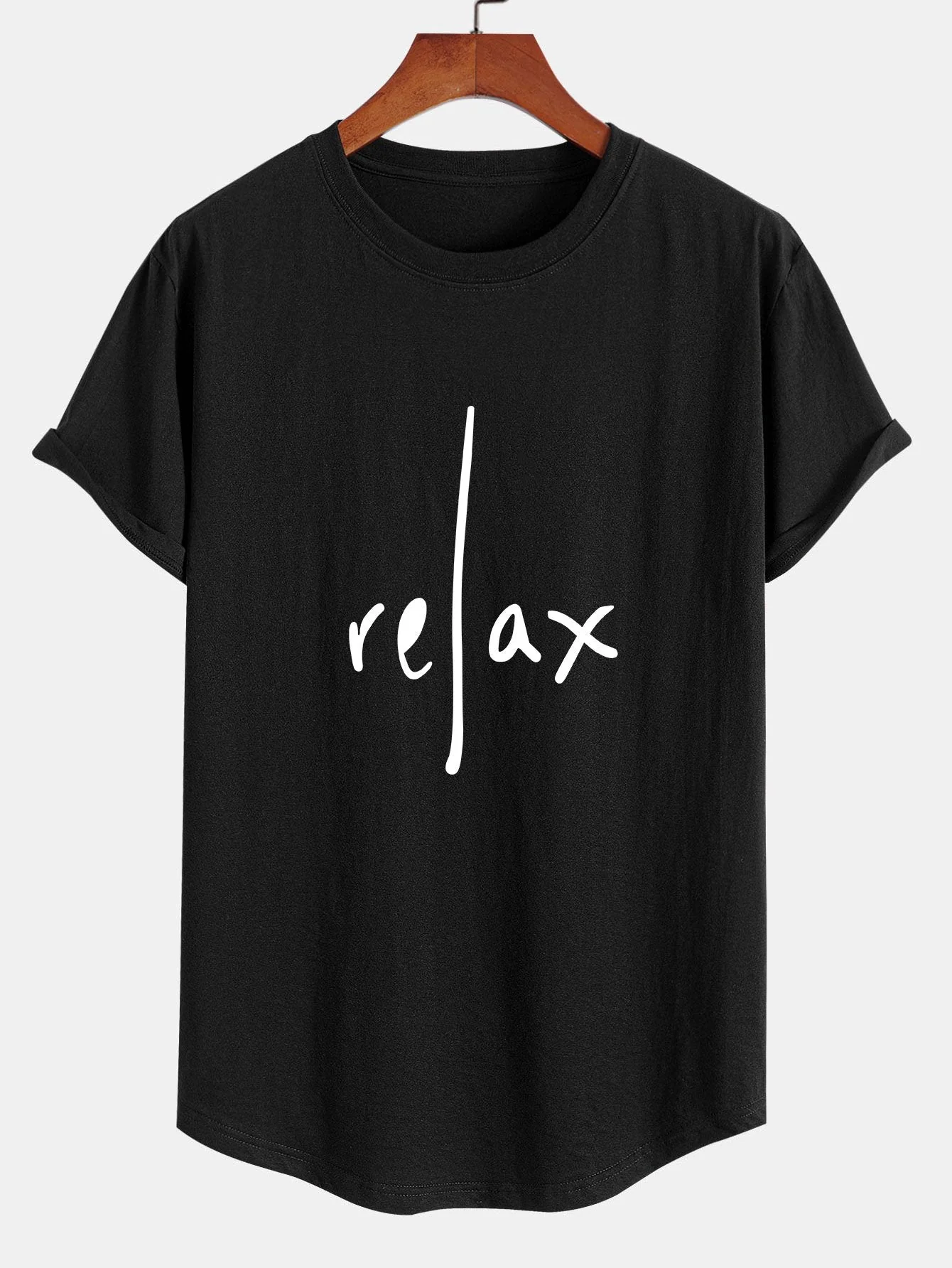 Patricio® | Relax Print Cotton Arc Hem T-Shirt - Image 2
