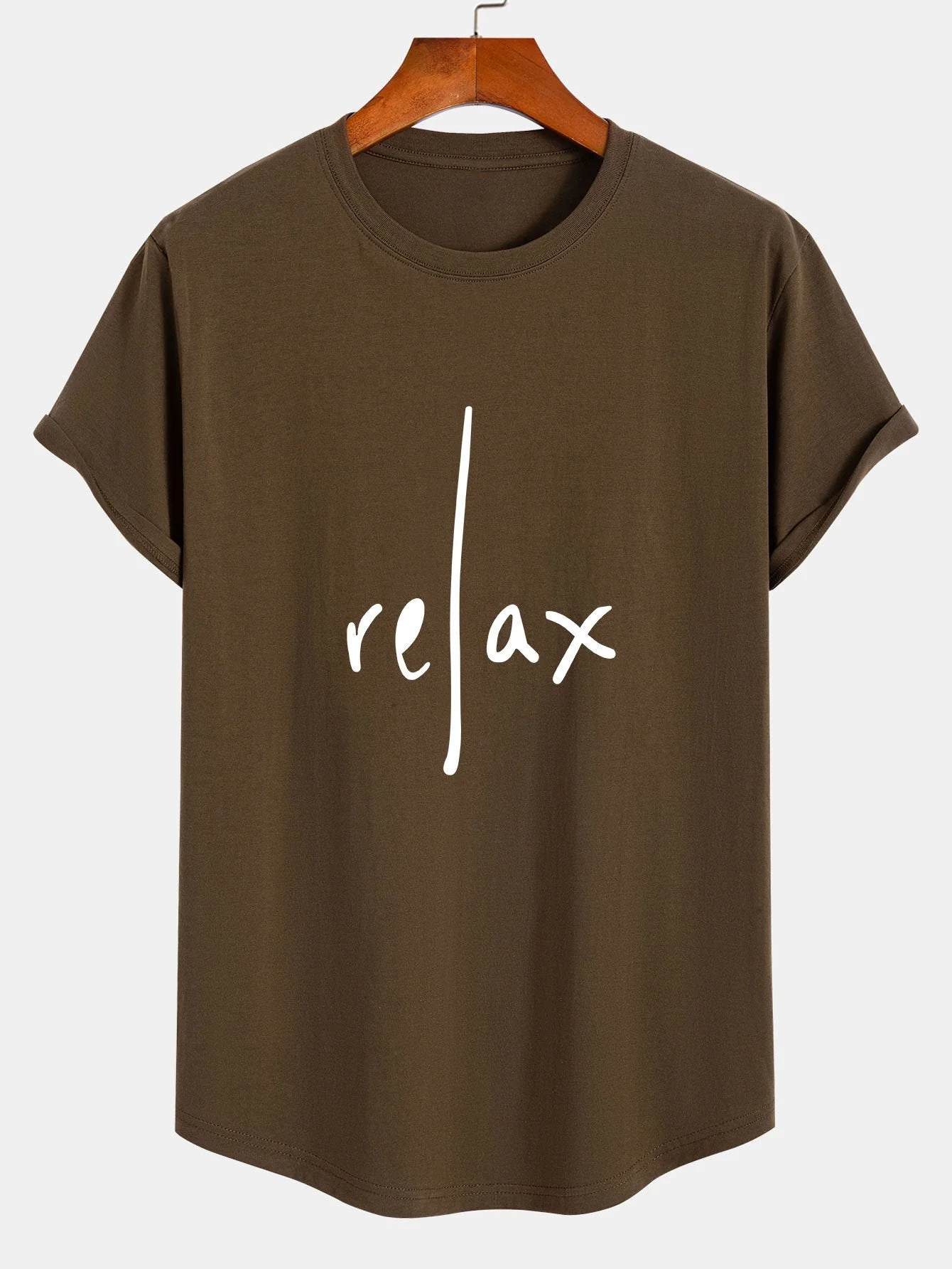 Patricio® | Relax Print Cotton Arc Hem T-Shirt - Image 4