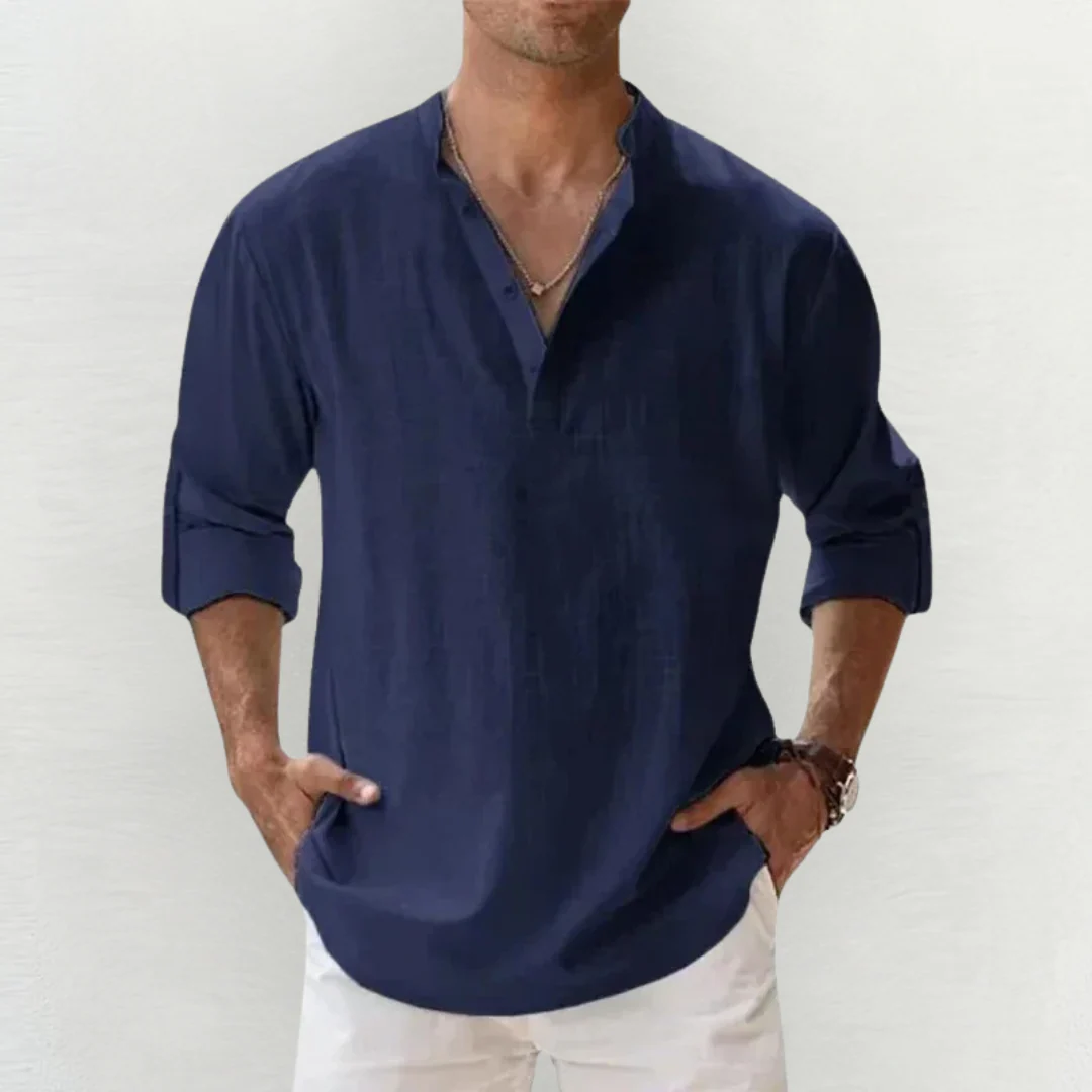 Patrick® | Premium Cotton-Linen Stretch Shirt - Image 3
